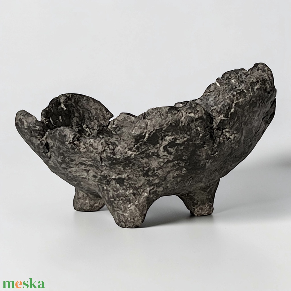 Mamori papírbeton tál � wabi sabi stílusú minimalista kézműves lakásdekor - otthon & életmód - dekoráció - asztal és polc dekoráció - dekorációs tál, tartó - Meska.hu