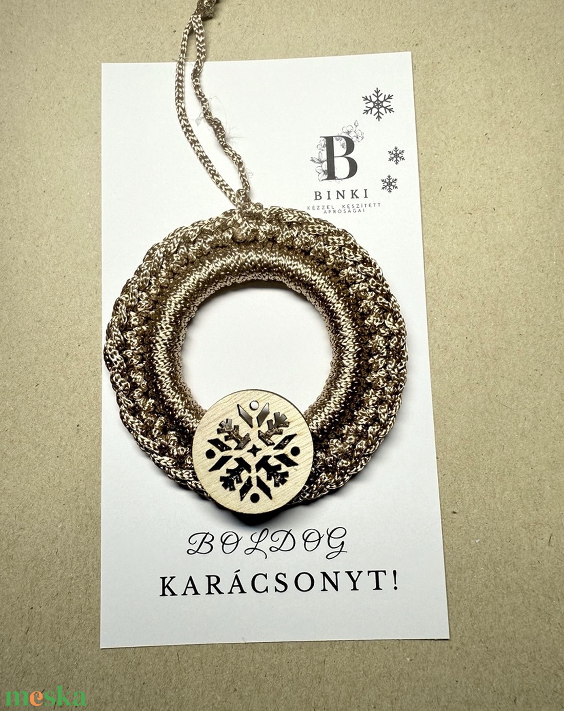 Karácsonyi dísz - karácsony - karácsonyi lakásdekoráció - karácsonyfadíszek - Meska.hu