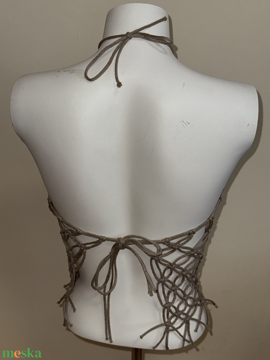 Makramé felső - Fairy Weave - ruha & divat - női ruha - póló, felső - Meska.hu