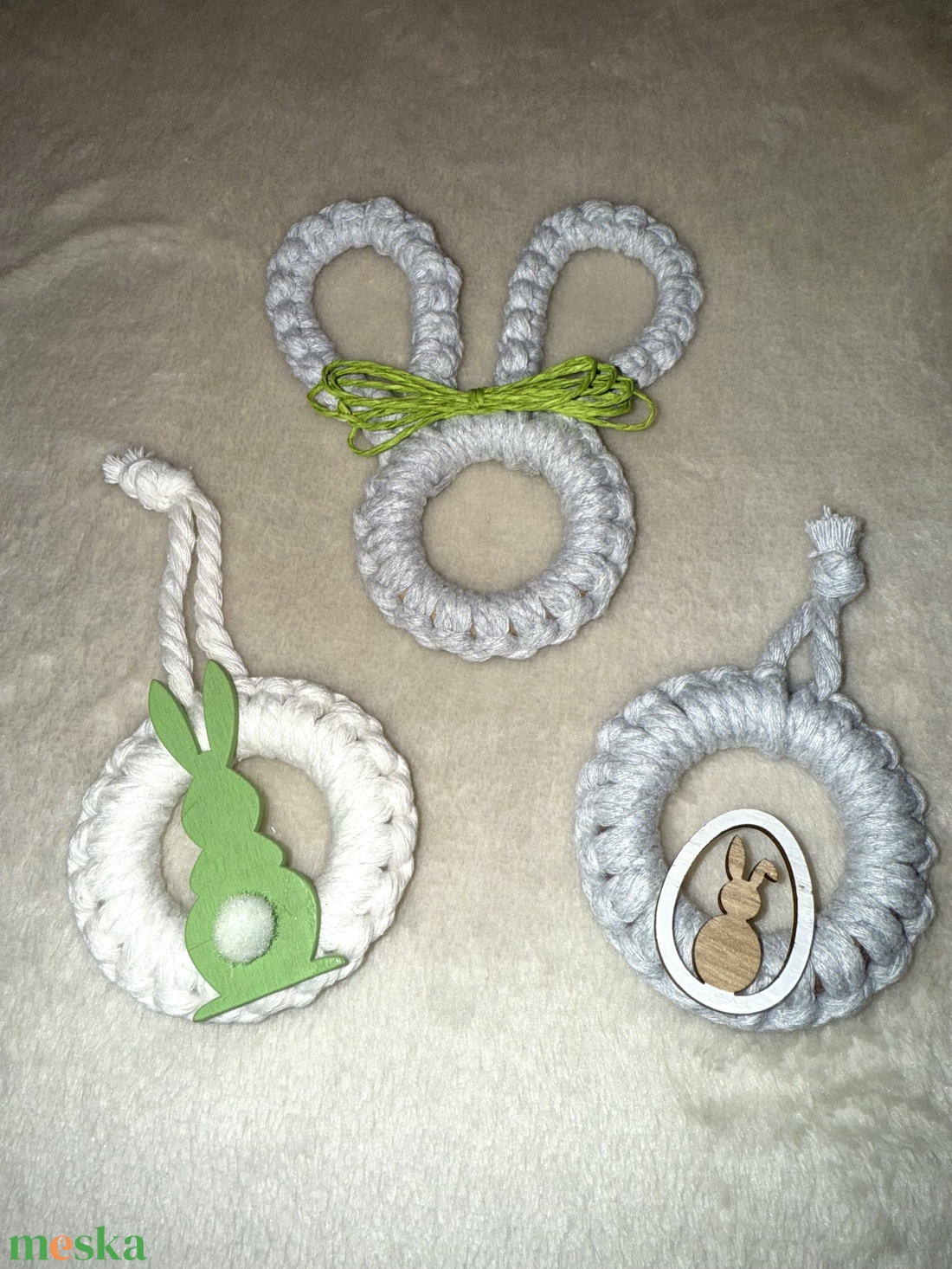 Nyuszi csomag - otthon & életmód - dekoráció - húsvéti asztaldíszek - Meska.hu