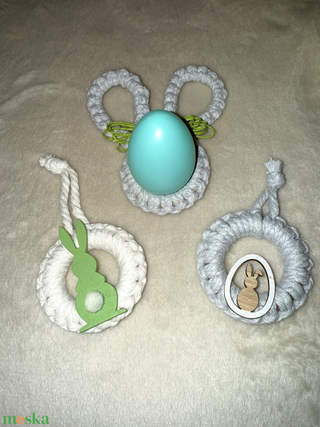 Nyuszi csomag - otthon & életmód - dekoráció - húsvéti asztaldíszek - Meska.hu