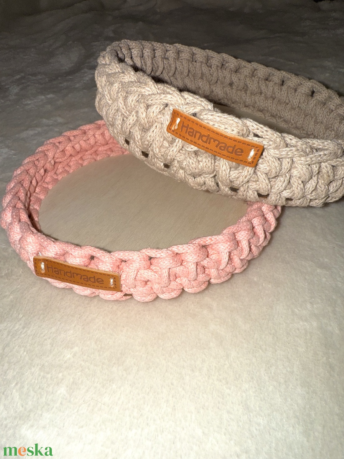 Kosár szett - otthon & életmód - tárolás & rendszerezés - tárolókosár - Meska.hu