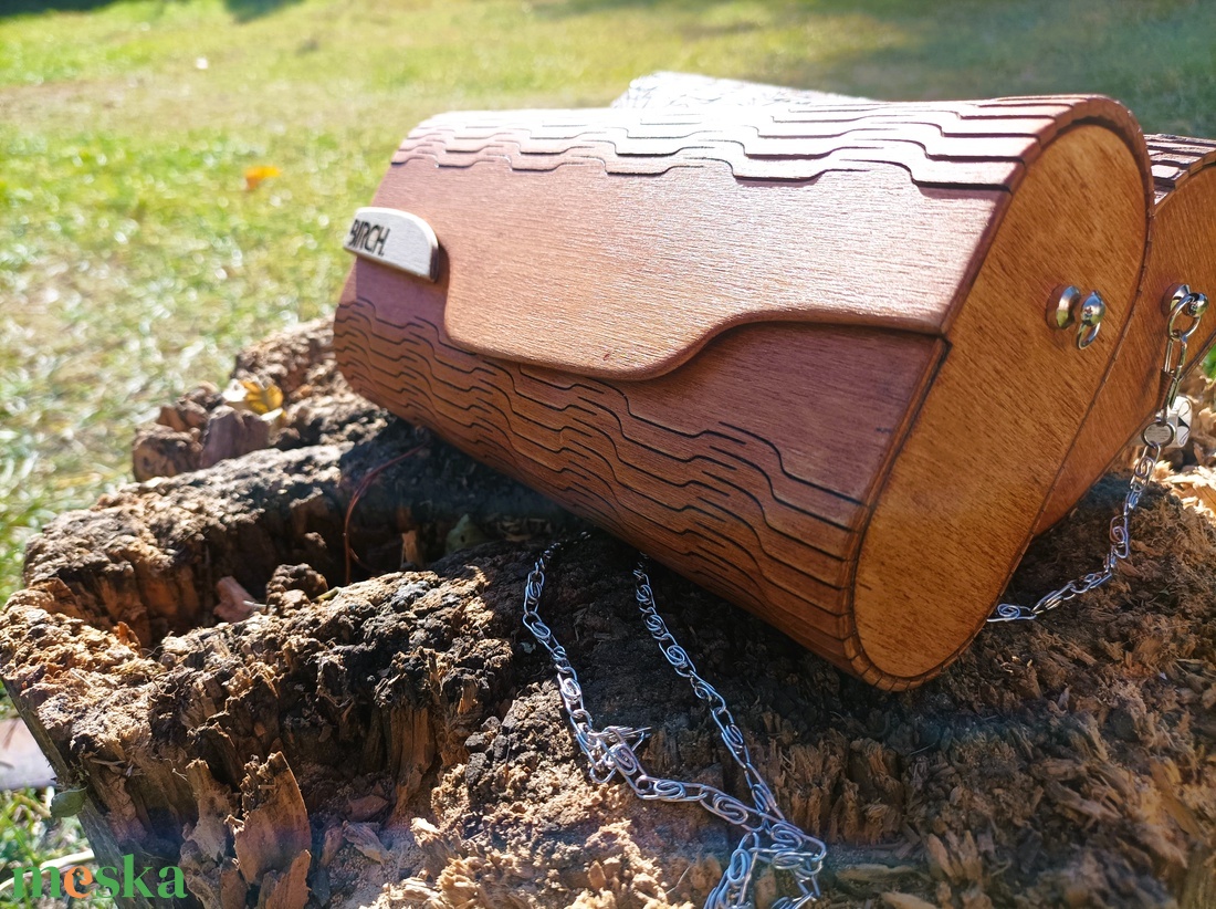 BIRCH. PURE nyírfa táska - táska & tok - kézitáska & válltáska - alkalmi táska - Meska.hu