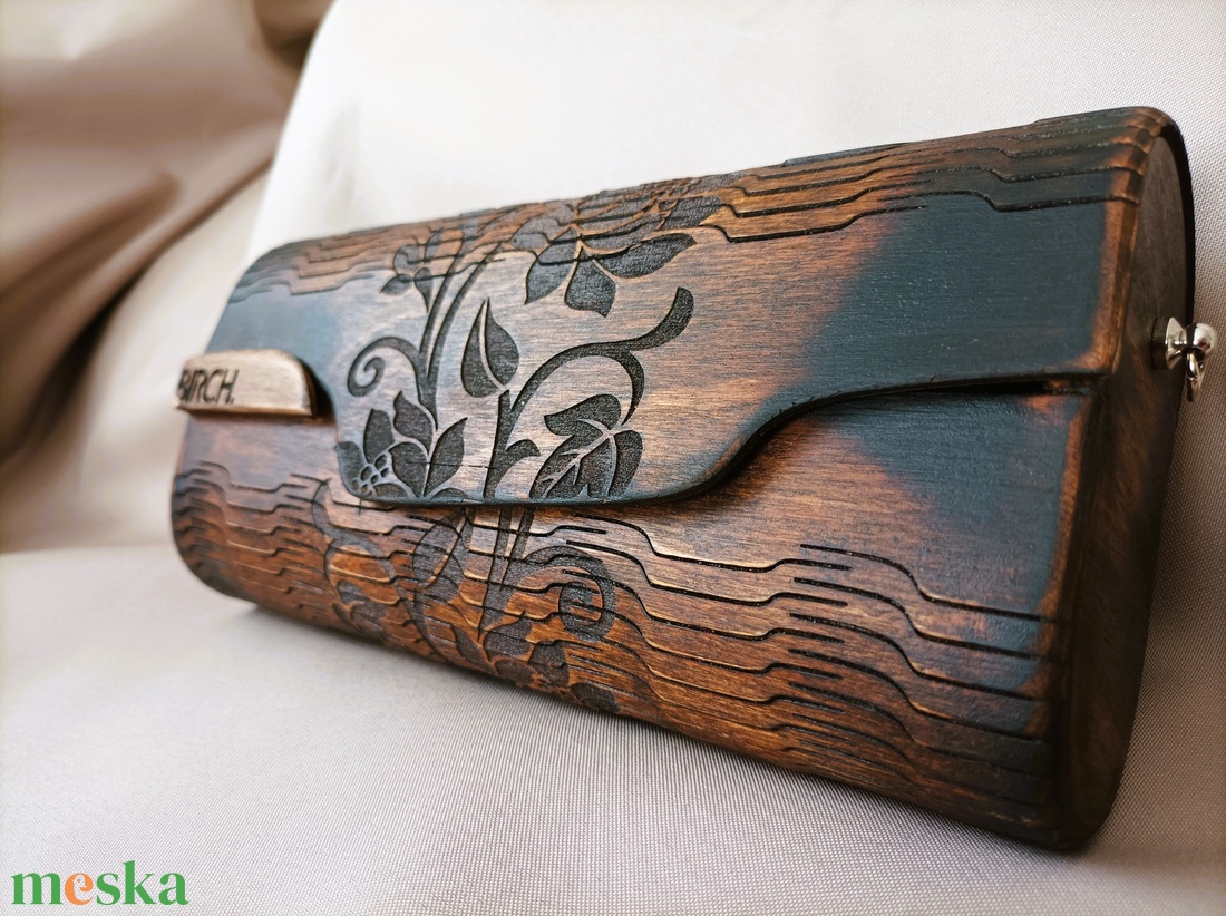 BIRCH. IRIS nyírfa táska - táska & tok - kézitáska & válltáska - alkalmi táska - Meska.hu