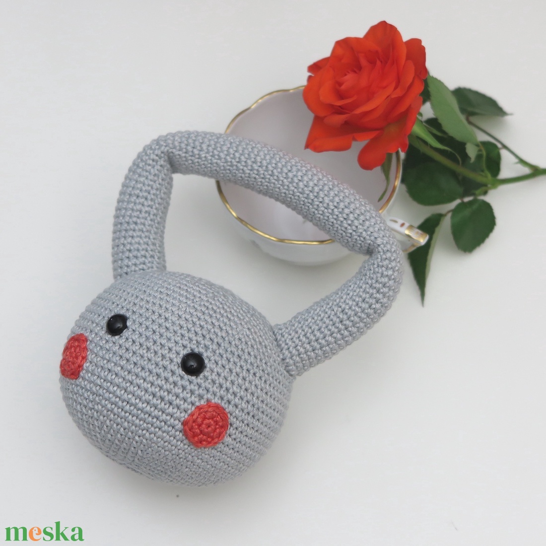 Horgolt kettlebell babajáték - játék & sport - plüssállat & játékfigura - más figura - Meska.hu