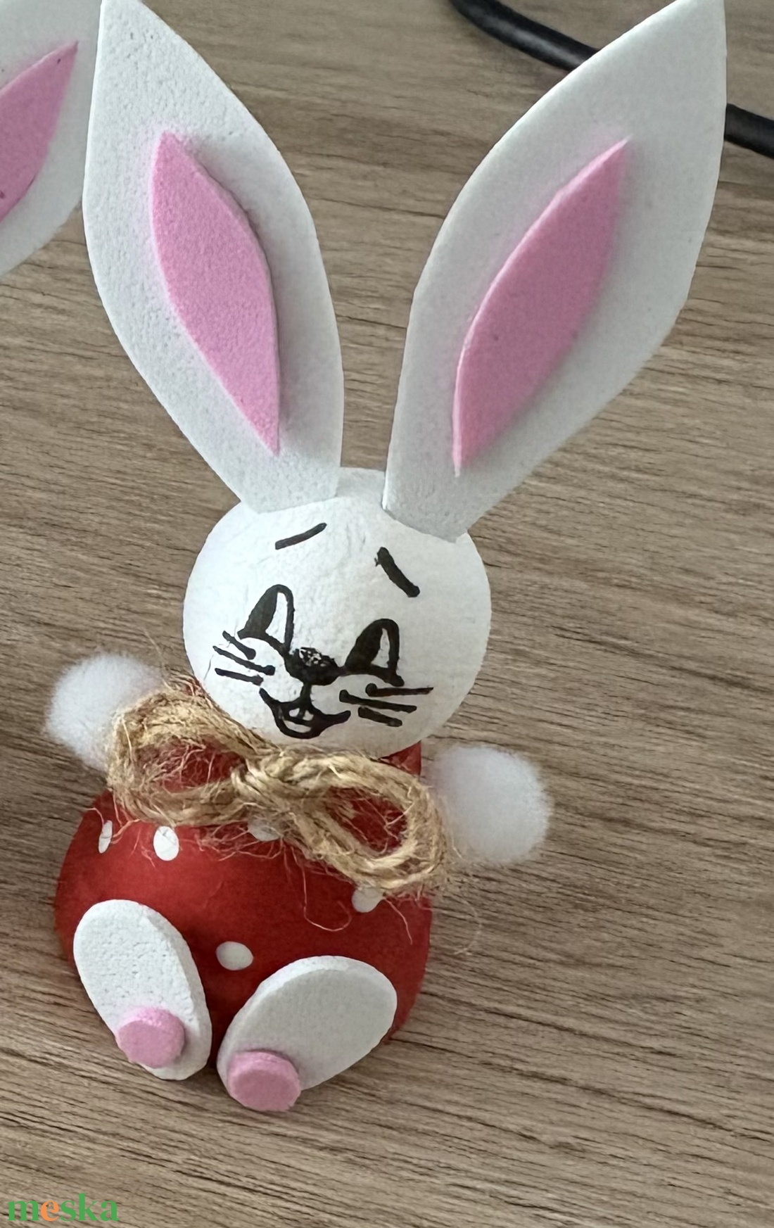 Cserép nyuszi - kérésre - ünnepi díszek, dekorációk - húsvéti díszek és dekorációk - húsvéti asztaldíszek - Meska.hu