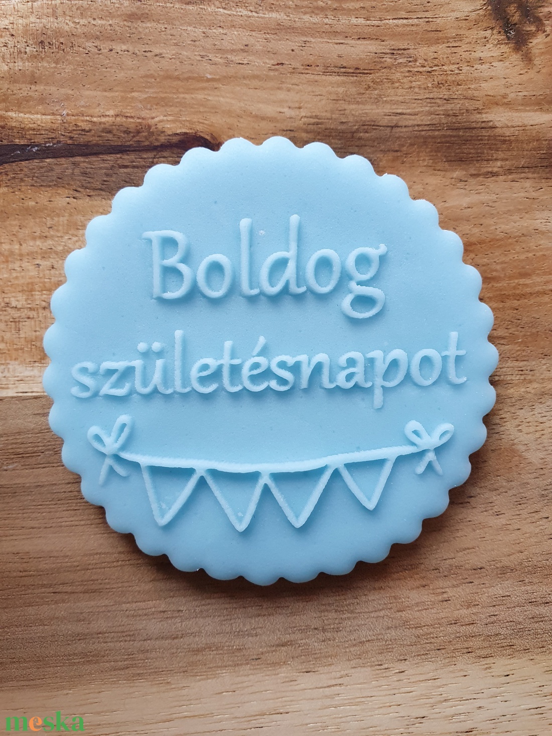 Kekszpecsét Boldog Születésnapot felirattal - otthon & életmód - konyhafelszerelés, tálalás - sütés, főzés - sütikiszúró - Meska.hu