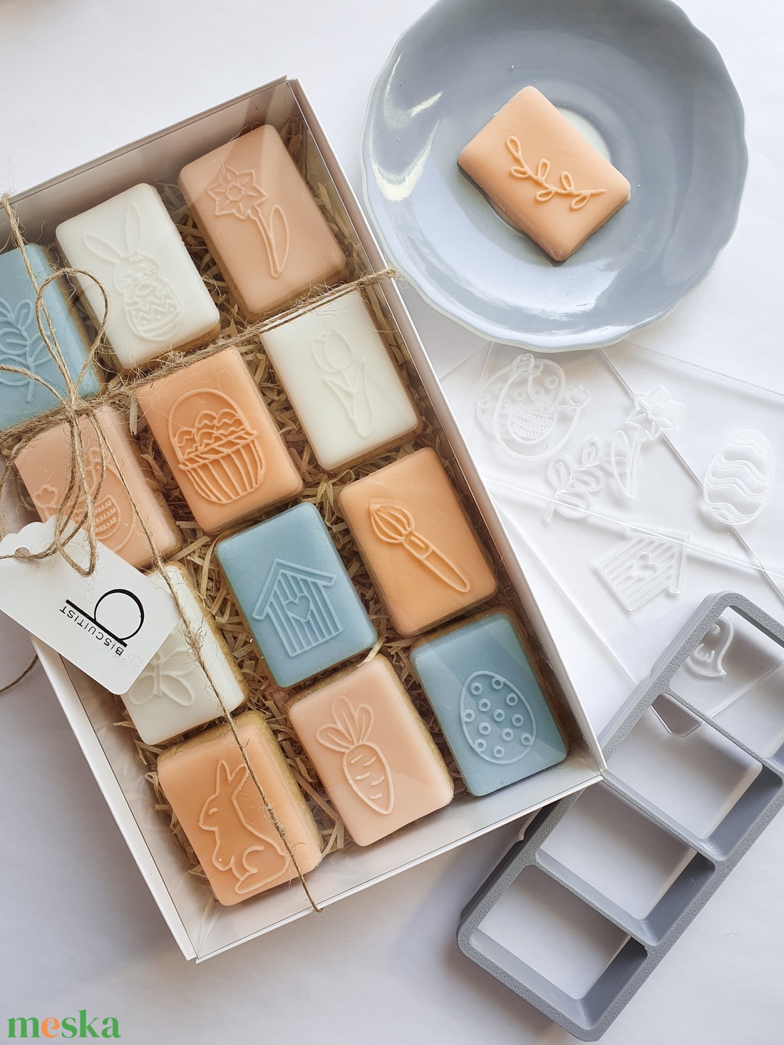 HÚSVÉTI SÜTIBÉLYEGZŐ Fondant mintázó, Modellező paszta bélyegző, Polimer agyag dombornyomó, Égethető gyurma bélyegző - otthon & életmód - konyhafelszerelés, tálalás - sütés, főzés - sütikiszúró - Meska.hu