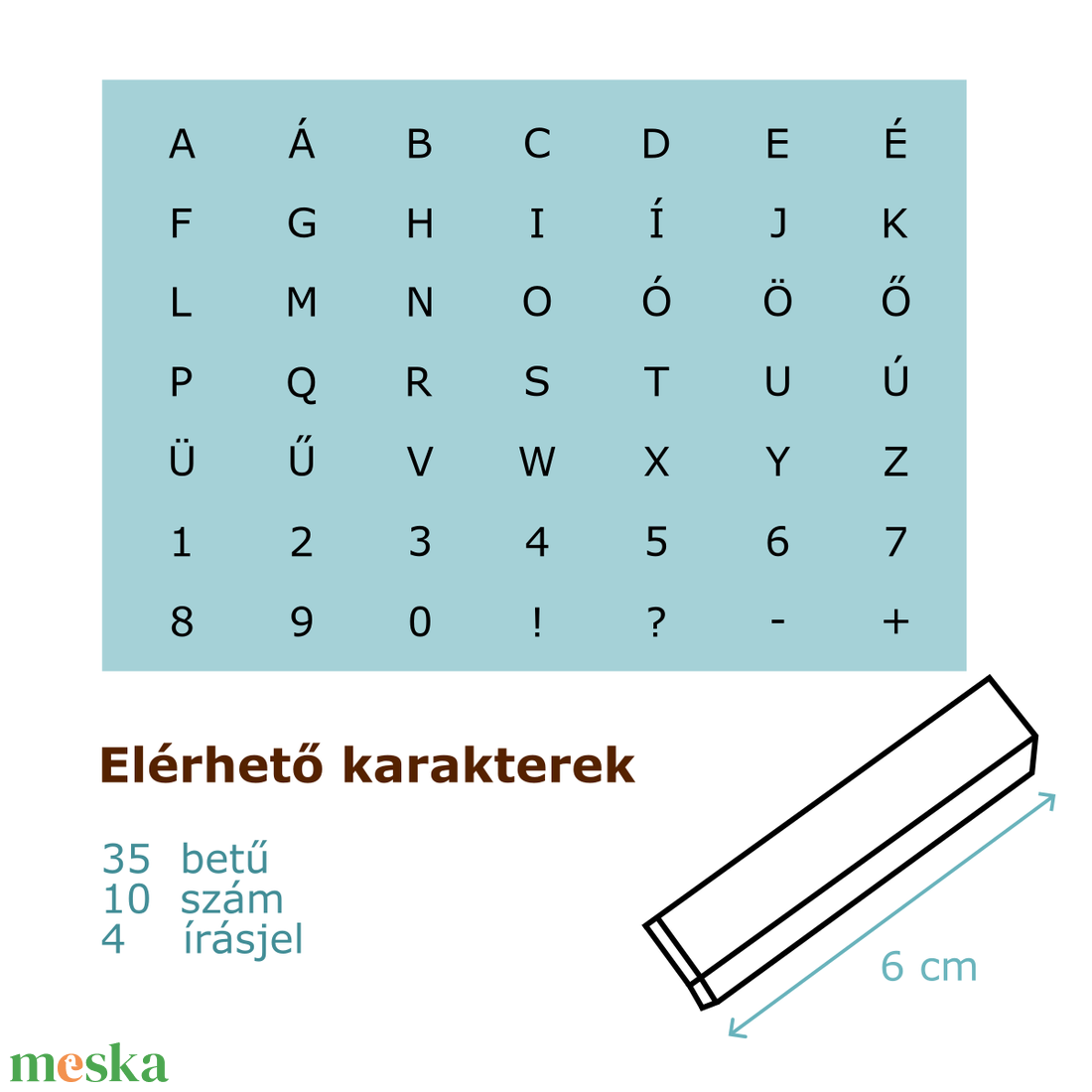 Betűpecsét, számpecsét agyaghoz és szappanhoz - otthon & életmód - papír, írószer - pecsétek - szappan- és kerámiapecsét - Meska.hu