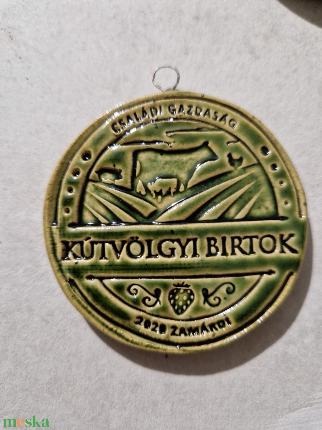 Agyagpecsét, kerámiabélyegző egyedi logóval, mintával - otthon & életmód - papír, írószer - pecsétek - szappan- és kerámiapecsét - Meska.hu