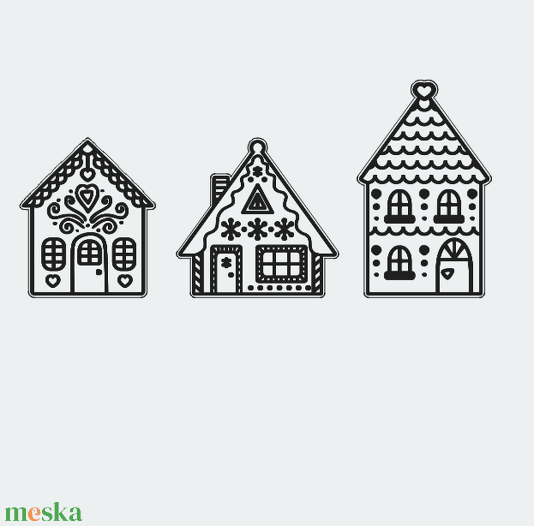 Mézeskalács ház készítő szett  Klasszikus - otthon & életmód - konyhafelszerelés, tálalás - sütés, főzés - sütidísz - Meska.hu Mézeskalács ház készítő szett  Klasszikus - otthon & életmód - konyhafelszerelés, tálalás - sütés, főzés - sütidísz - Meska.hu