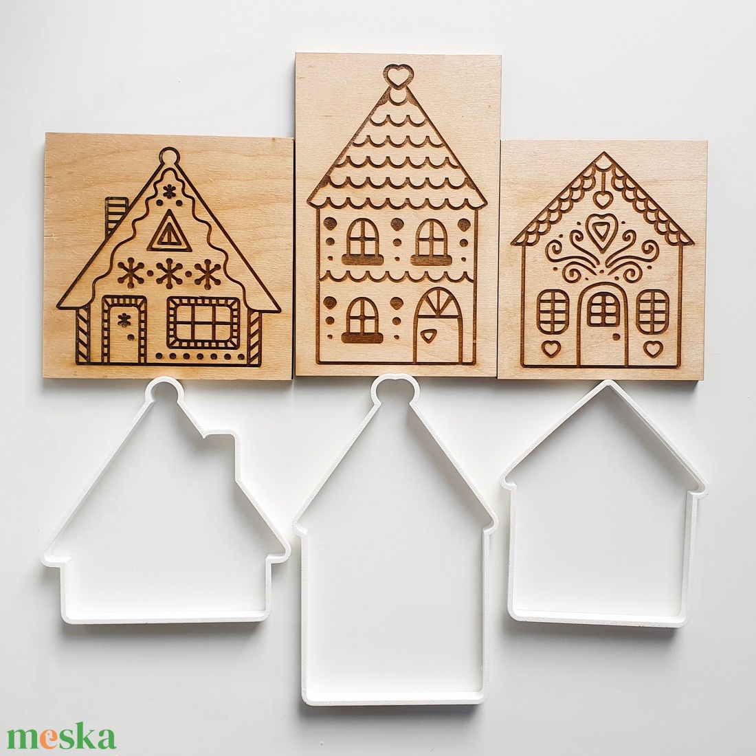 Mézeskalács ház készítő szett � Klasszikus - otthon & életmód - konyhafelszerelés, tálalás - sütés, főzés - sütidísz - Meska.hu