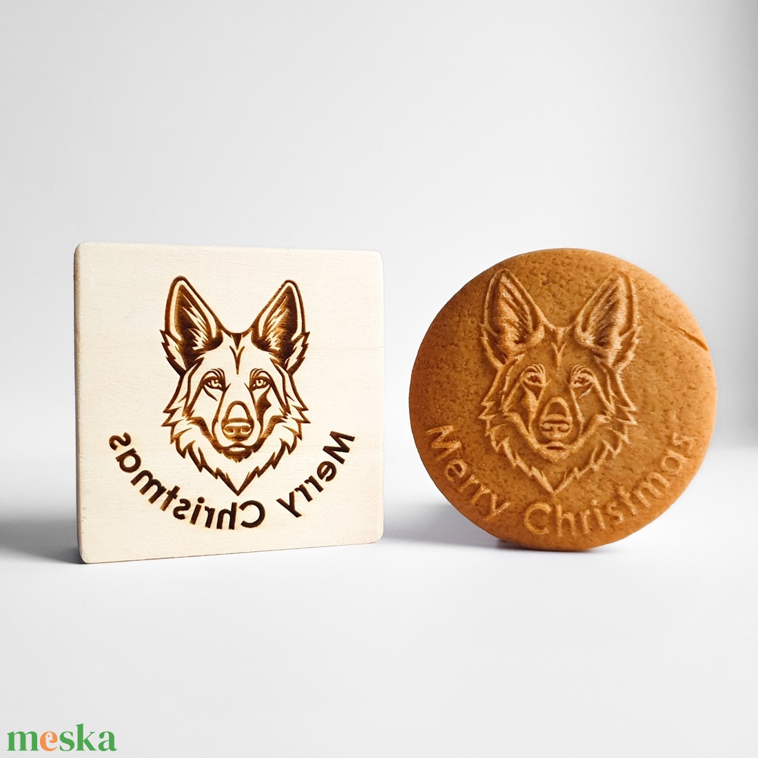 Németjuhász sütipecsét - Mézeskalácshoz és spekulatius kekszhez - otthon & életmód - konyhafelszerelés, tálalás - sütés, főzés - sütidísz - Meska.hu