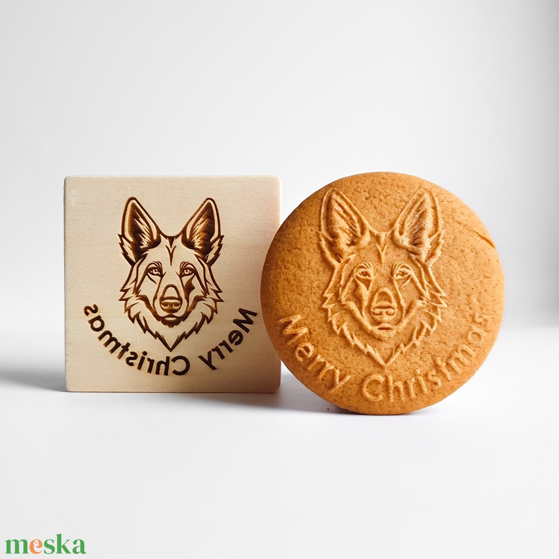 Németjuhász sütipecsét - Mézeskalácshoz és spekulatius kekszhez - otthon & életmód - konyhafelszerelés, tálalás - sütés, főzés - sütidísz - Meska.hu