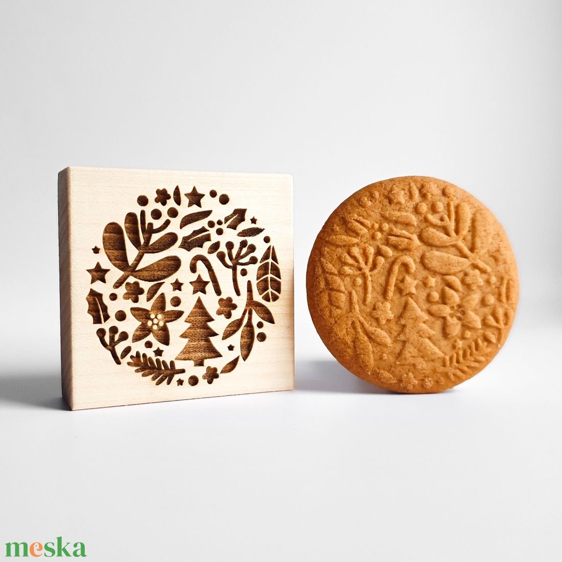 Sütipecsét karácsonyi mintákkal - Mézeskalácshoz és spekulatius kekszhez - otthon & életmód - konyhafelszerelés, tálalás - sütés, főzés - sütidísz - Meska.hu