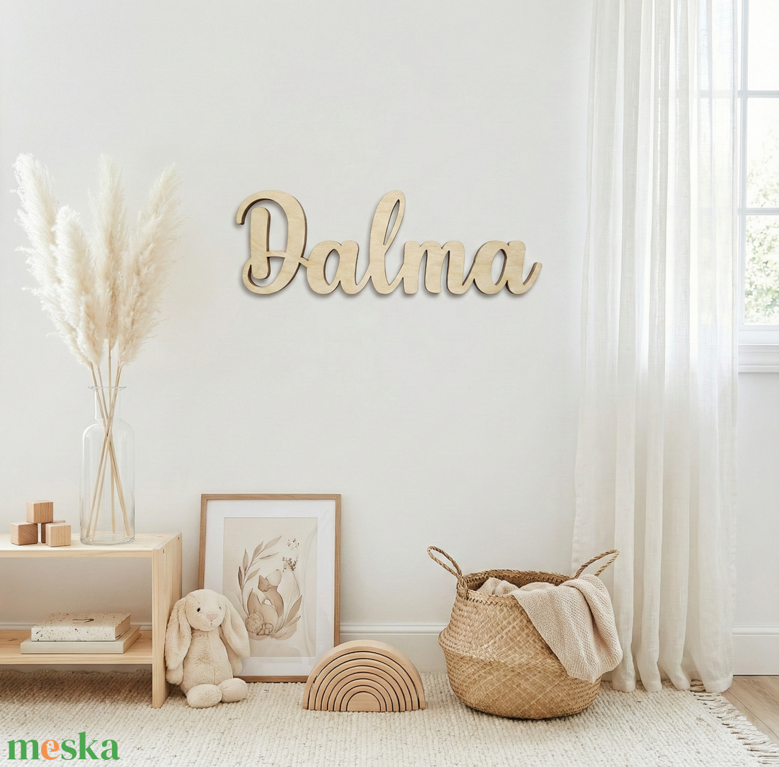 Névtábla � Gyerekszoba és babaszoba faldekoráció, fotózási kellék - baba - mama - babaszoba dekoráció - gyerek névtábla - Meska.hu