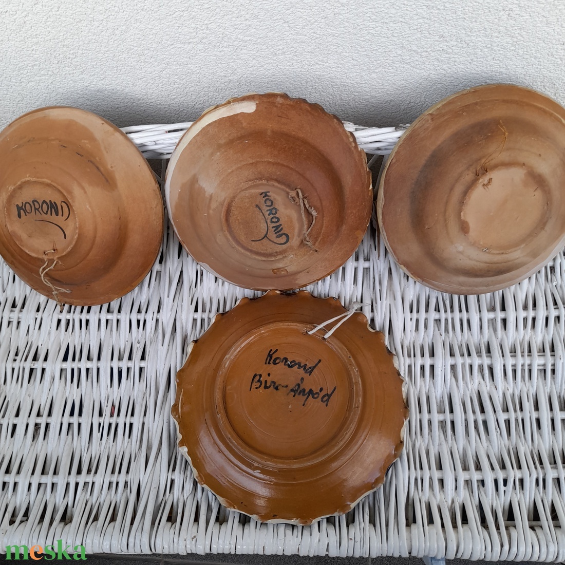 Korondi falitányérok - művészet - szobor - kerámia - Meska.hu