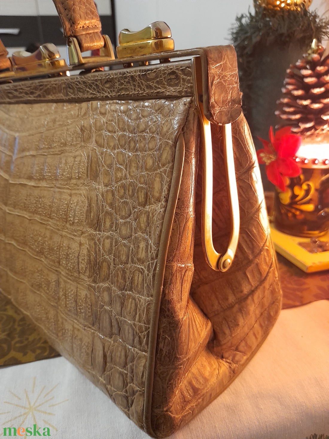 Vintage női táska - táska & tok - kézitáska & válltáska - kézitáska - Meska.hu