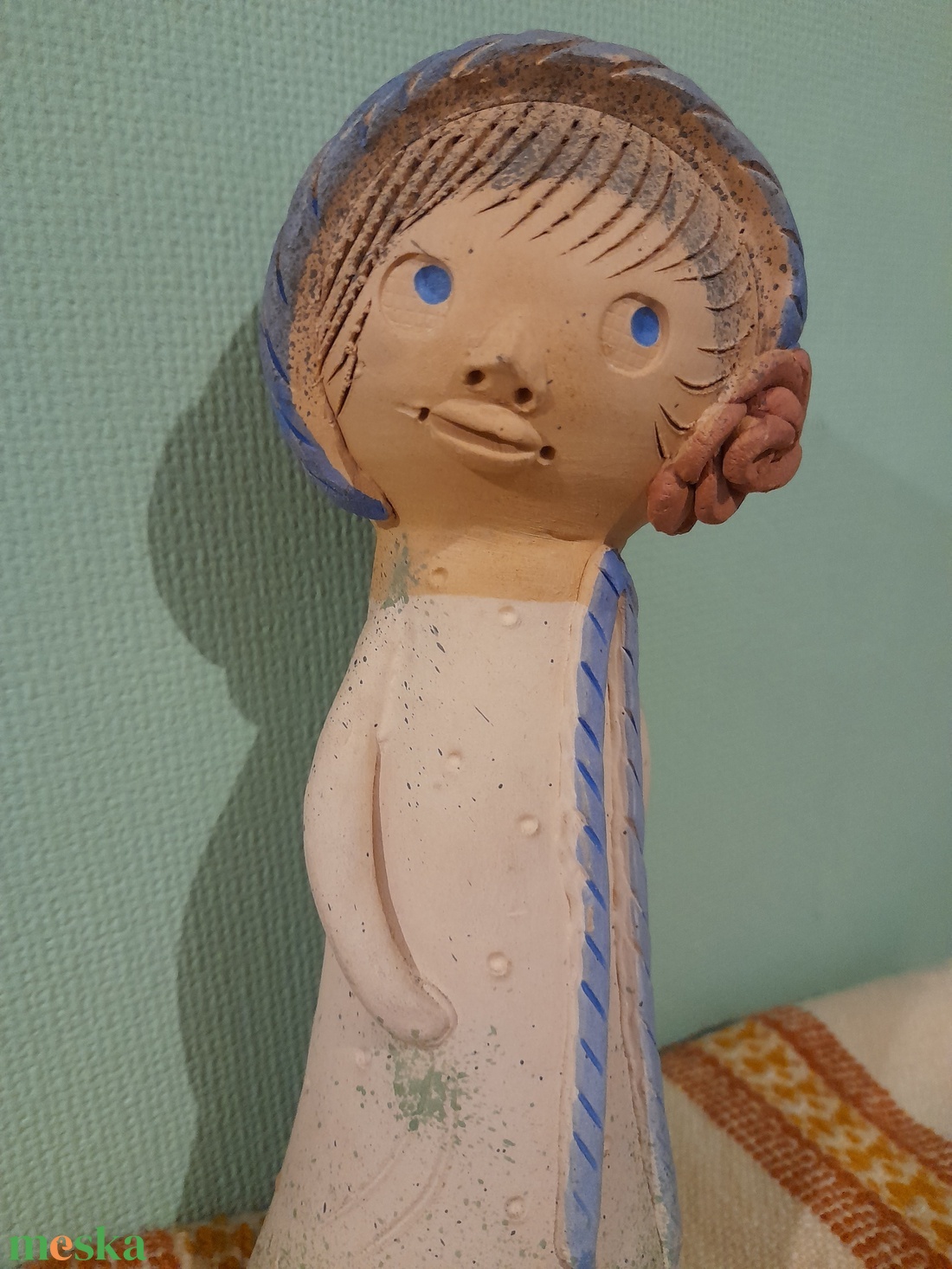 Kerámia figura - otthon & életmód - dekoráció - asztal és polc dekoráció - dekorációs tál, tartó - Meska.hu