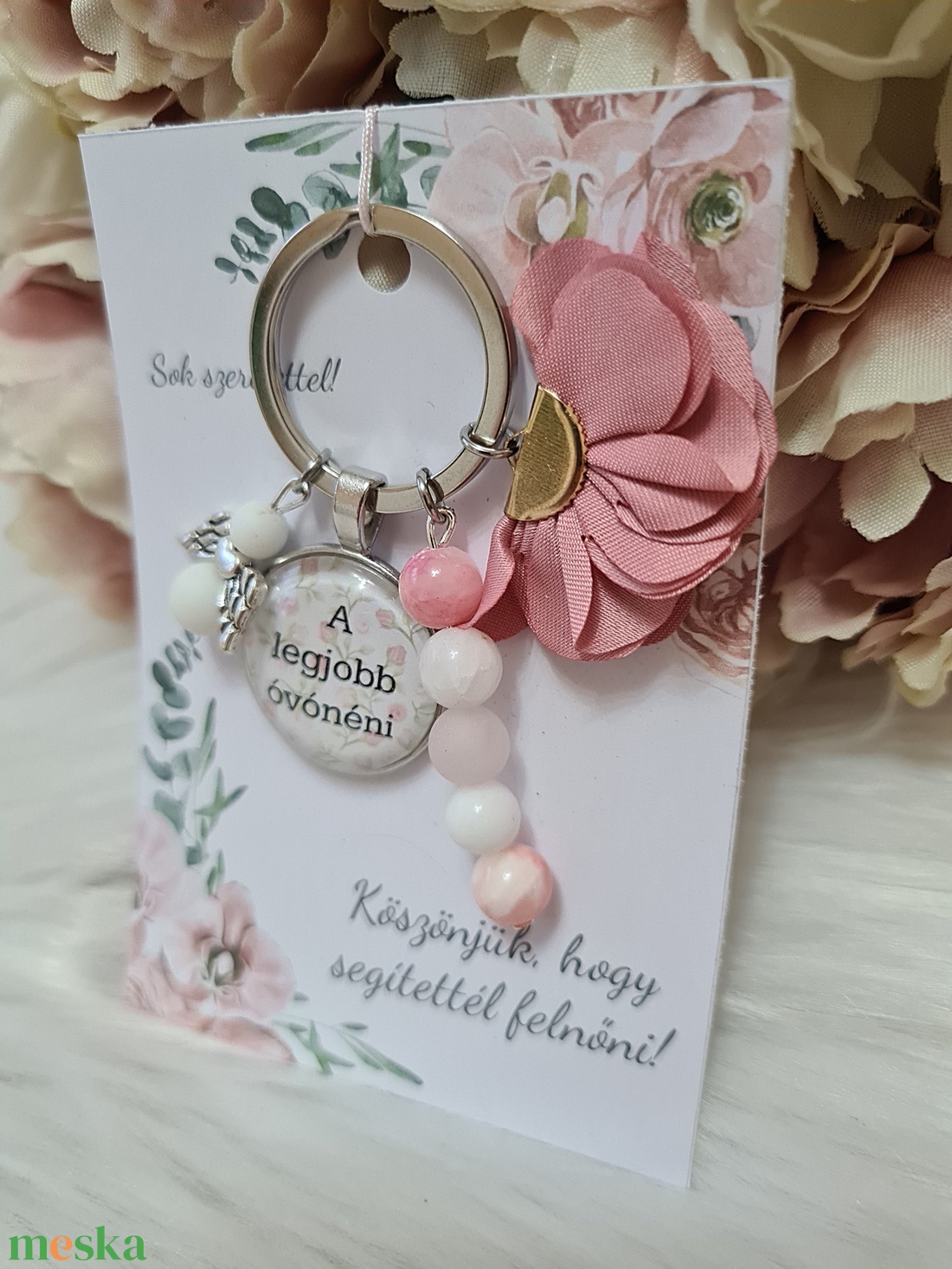 Legjobb óvónéni feliratos kulcstartó - táska & tok - kulcstartó & táskadísz - kulcstartó - Meska.hu