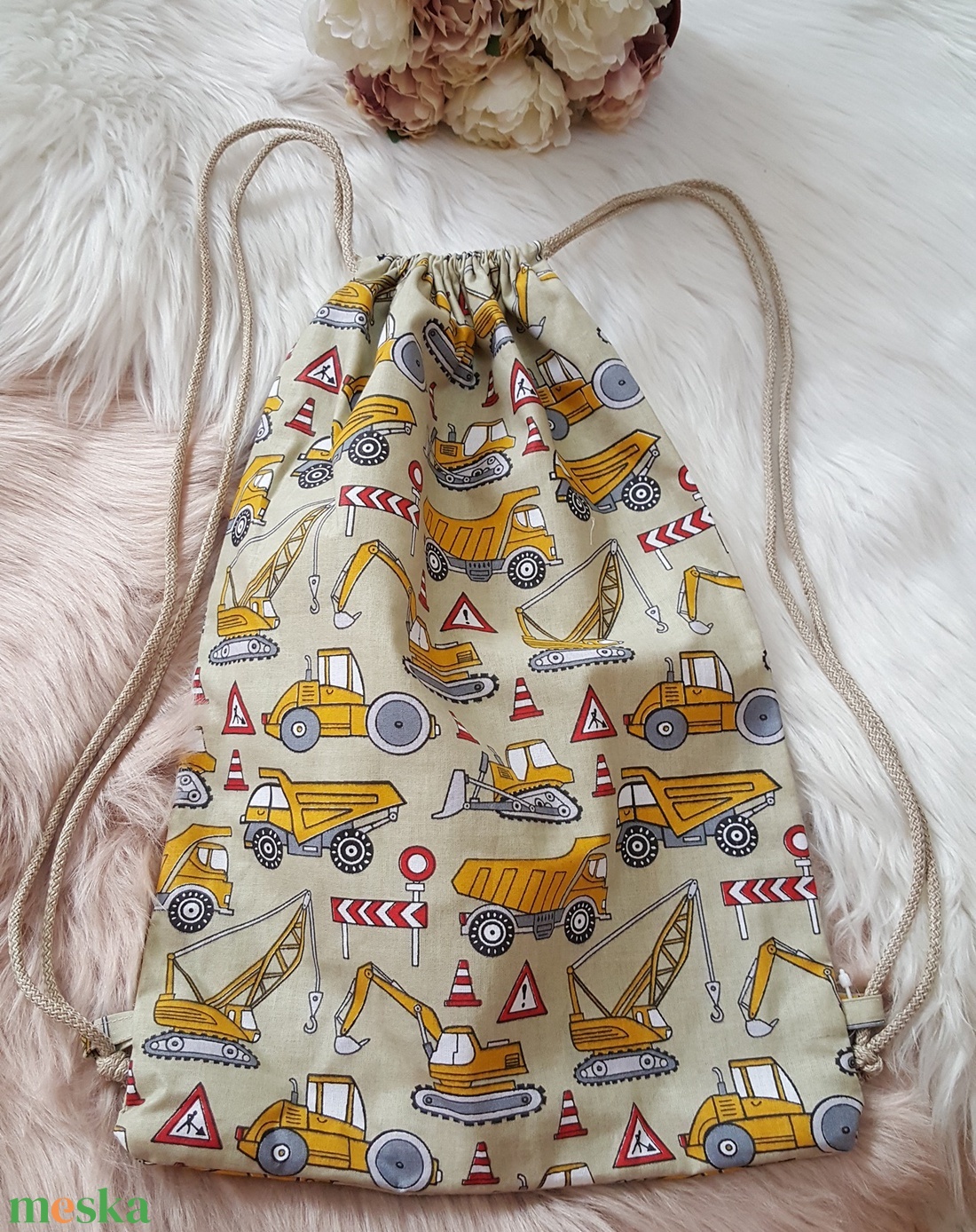 Jármű mintás oviszsák, tornazsák - játék & sport - ovis felszerelés - ovis tornazsák - Meska.hu