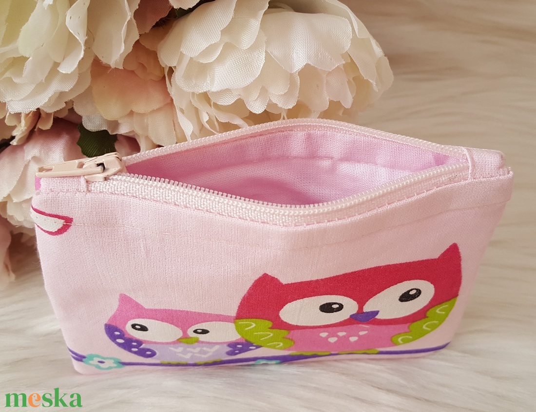 Bagoly mintás apróság neszesszer - táska & tok - neszesszer - Meska.hu