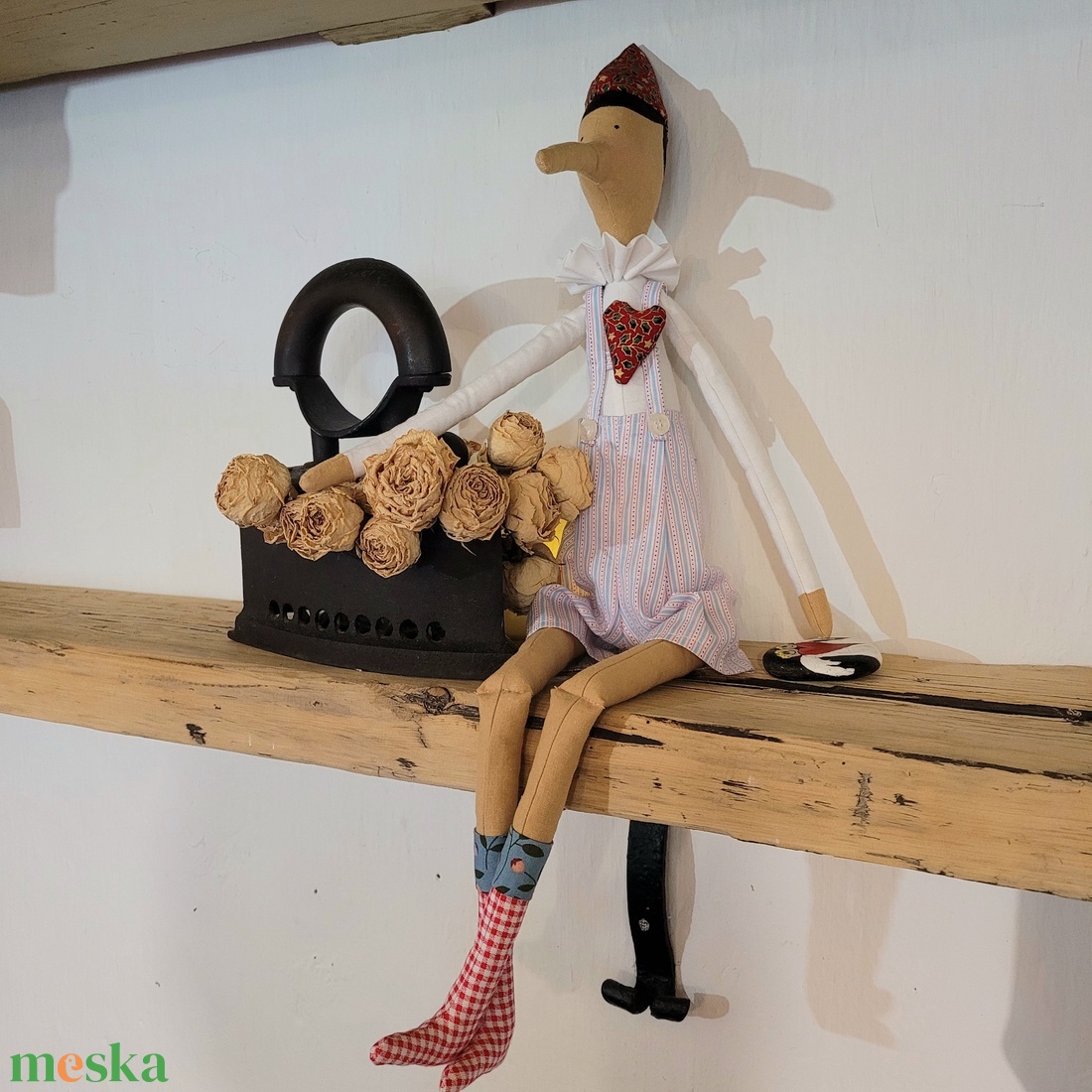 Pinokkio Péter - játék & sport - plüssállat & játékfigura - manó - Meska.hu