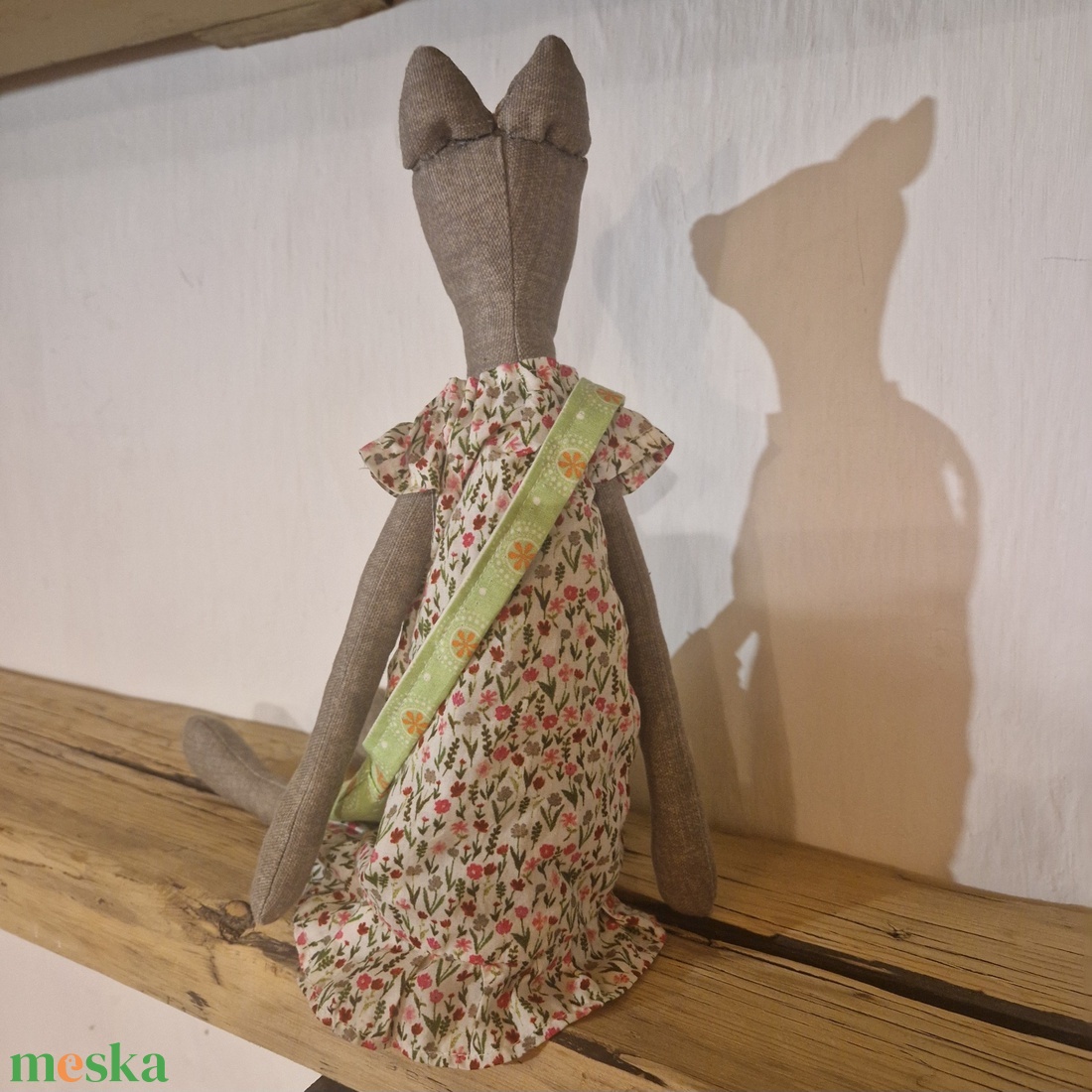 Játék textil cica táskával - játék & sport - baba & babaház - baba - Meska.hu