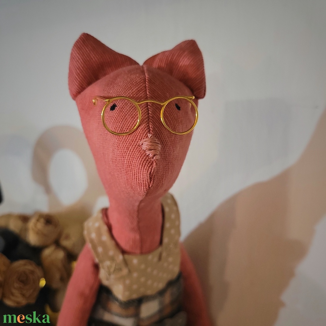 Textil játék cica - játék & sport - plüssállat & játékfigura - cica - Meska.hu