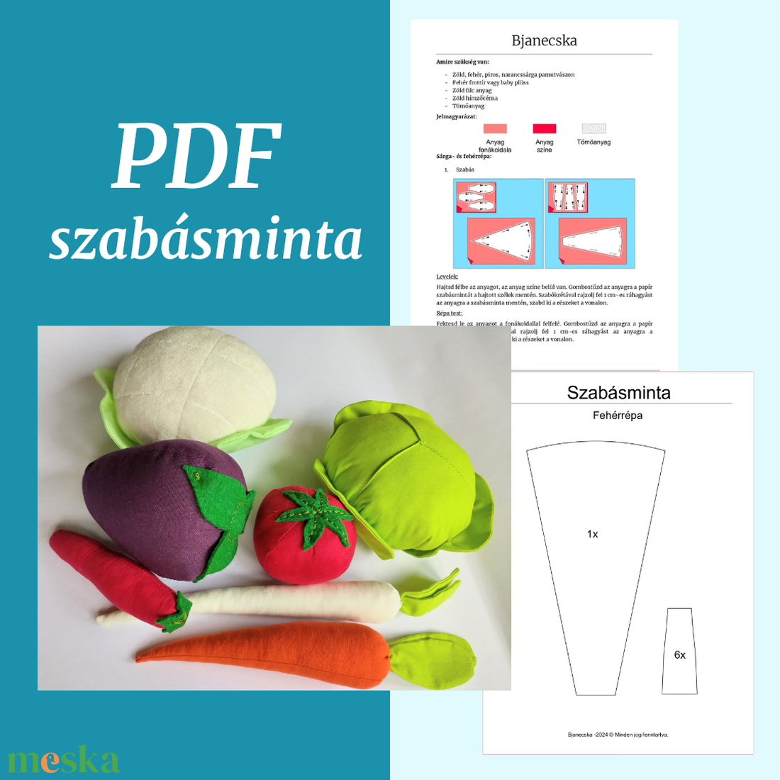 Varázslatos Zöldségek a Gyerekszobába - PDF Szabásminták Kezdőknek és Haladóknak! - diy (csináld magad) - szabásminta, útmutató - szabásminta - Meska.hu Varázslatos Zöldségek a Gyerekszobába - PDF Szabásminták Kezdőknek és Haladóknak! - diy (csináld magad) - szabásminta, útmutató - szabásminta - Meska.hu