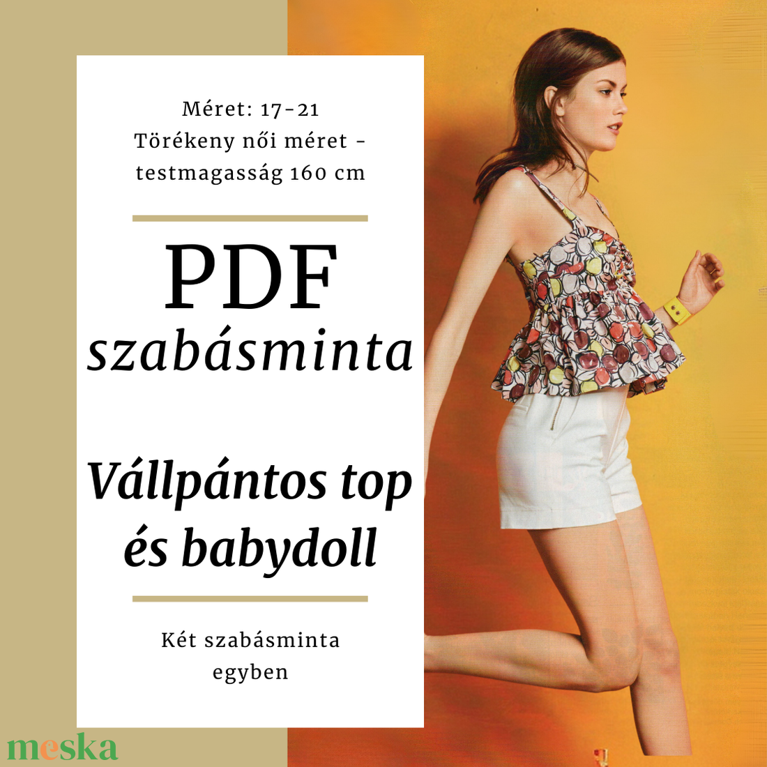 Vállpántos top és babydoll - PDF szabásminta - diy (csináld magad) - szabásminta, útmutató - szabásminta - Meska.hu Vállpántos top és babydoll - PDF szabásminta - diy (csináld magad) - szabásminta, útmutató - szabásminta - Meska.hu