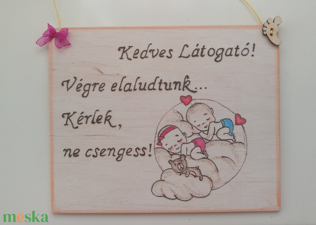 Kopogtató- alszik a baba - otthon & lakás - dekoráció - ajtódísz & kopogtató - Meska.hu Kopogtató- alszik a baba - otthon & lakás - dekoráció - ajtódísz & kopogtató - Meska.hu
