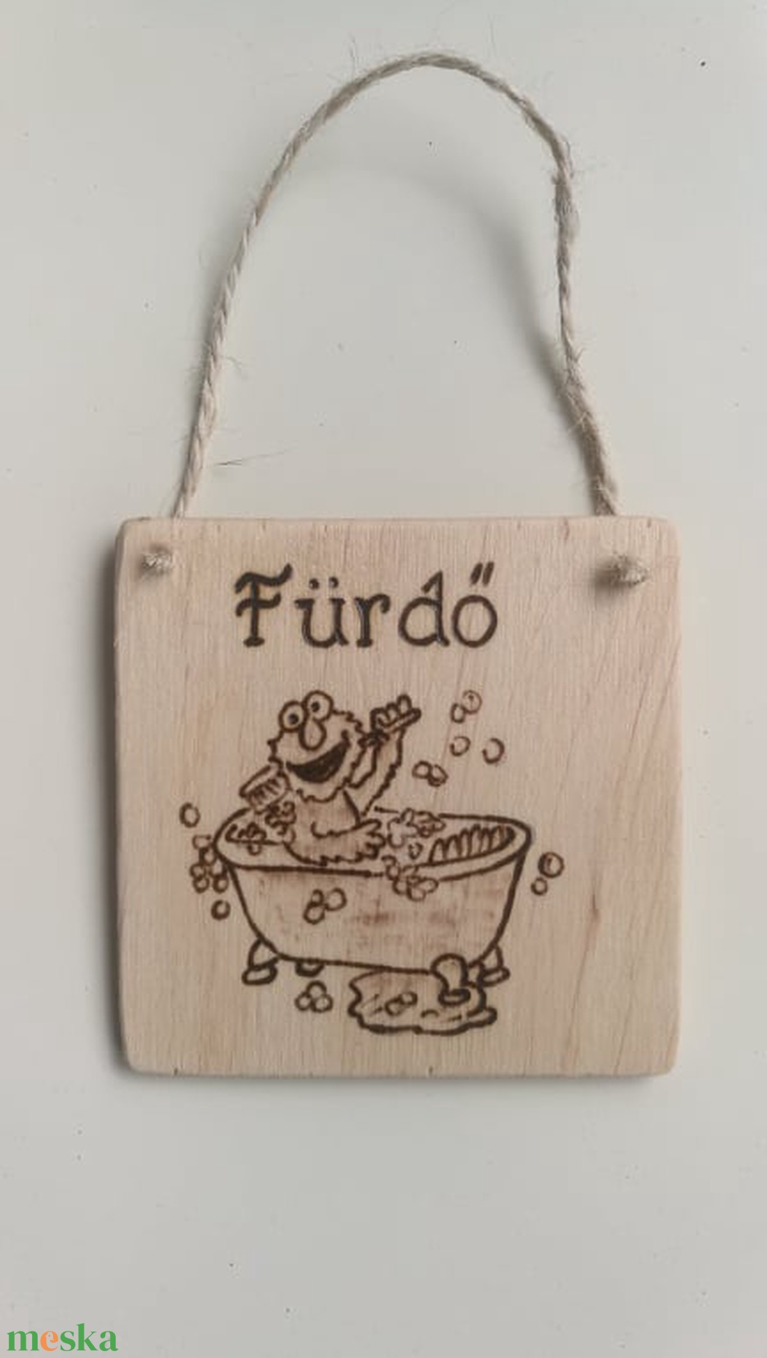 Ajtójelölő tábla '' Fürdőszoba'' - otthon & életmód - dekoráció - ajtó- és ablak dekoráció - ajtótábla - Meska.hu