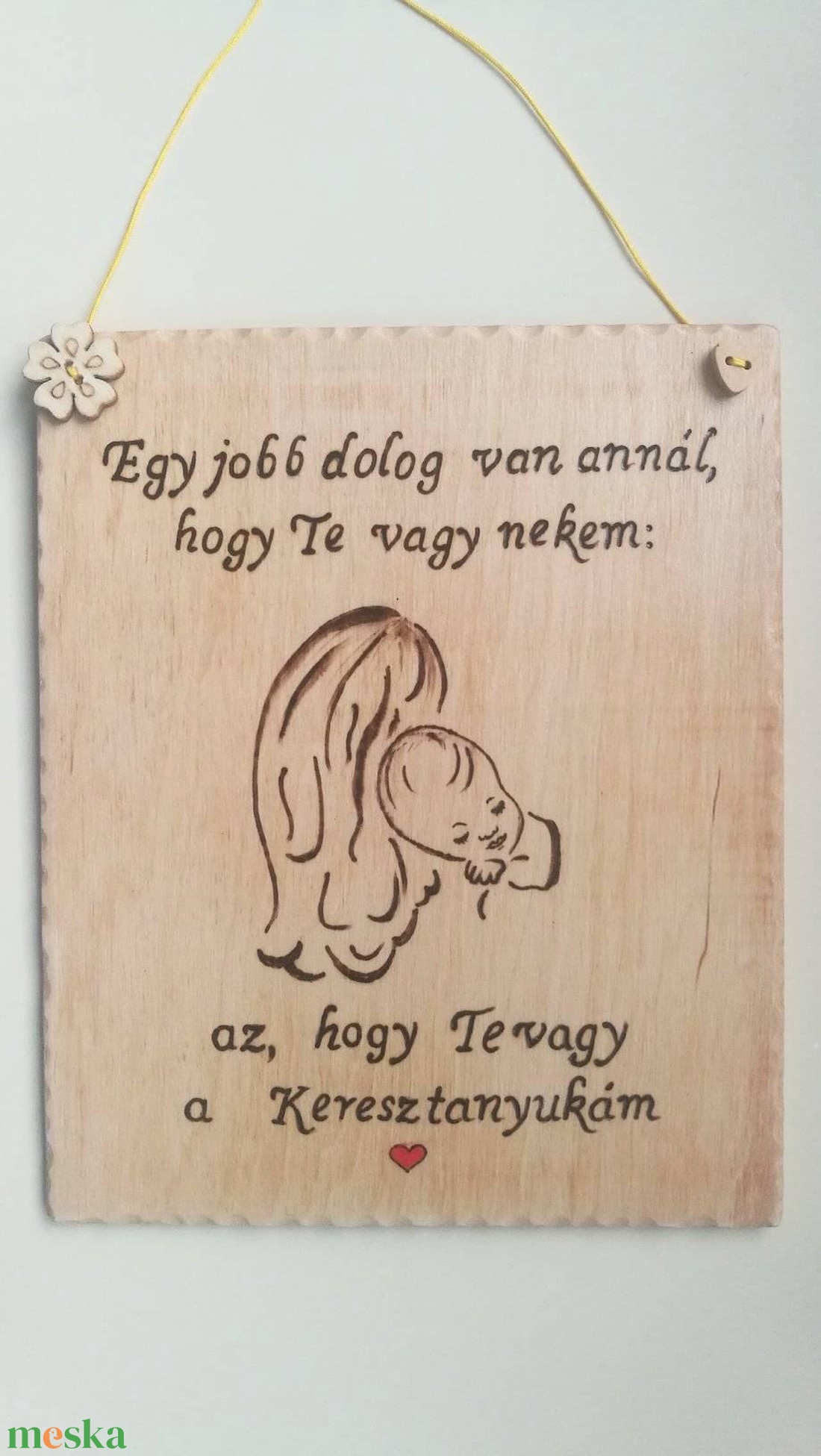Keresztanya-köszöntő tábla - otthon & lakás - dekoráció - táblakép - Meska.hu Keresztanya-köszöntő tábla - otthon & lakás - dekoráció - táblakép - Meska.hu