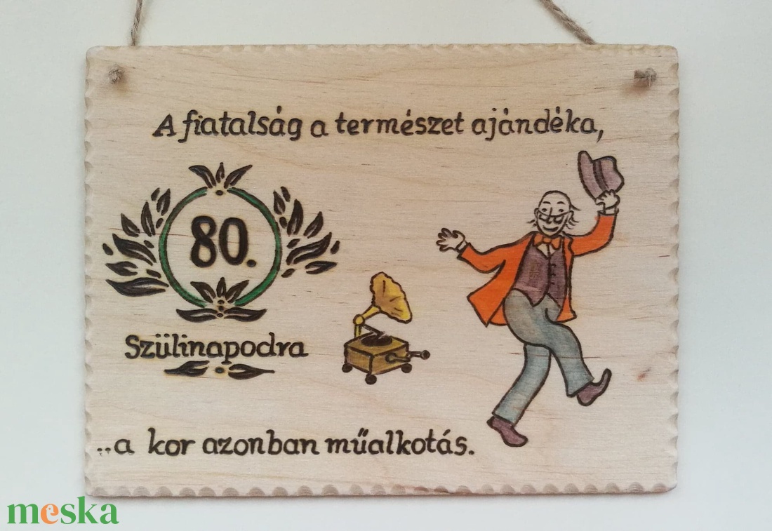Szülinapi  tábla - otthon & életmód - dekoráció - kép & falikép - táblakép - Meska.hu