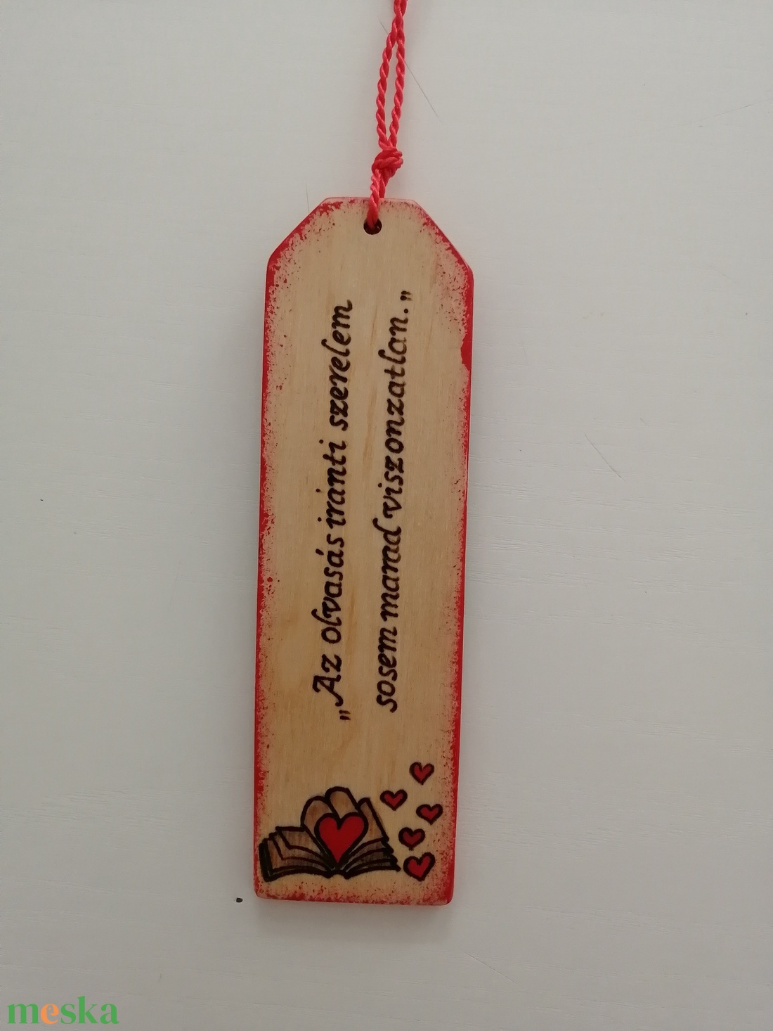 Fa könyvjelző  - könyv & zene - könyvjelző - Meska.hu