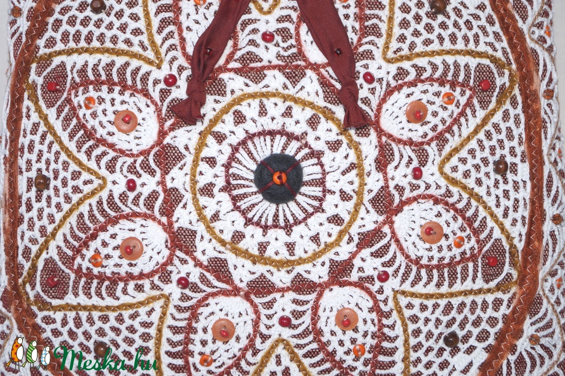 Fehér, mandala csipkés, sárga-bézs virágos, rozsdabarna masnis, vintage válltáska - táska & tok - kézitáska & válltáska - válltáska - Meska.hu Fehér, mandala csipkés, sárga-bézs virágos, rozsdabarna masnis, vintage válltáska - táska & tok - kézitáska & válltáska - válltáska - Meska.hu