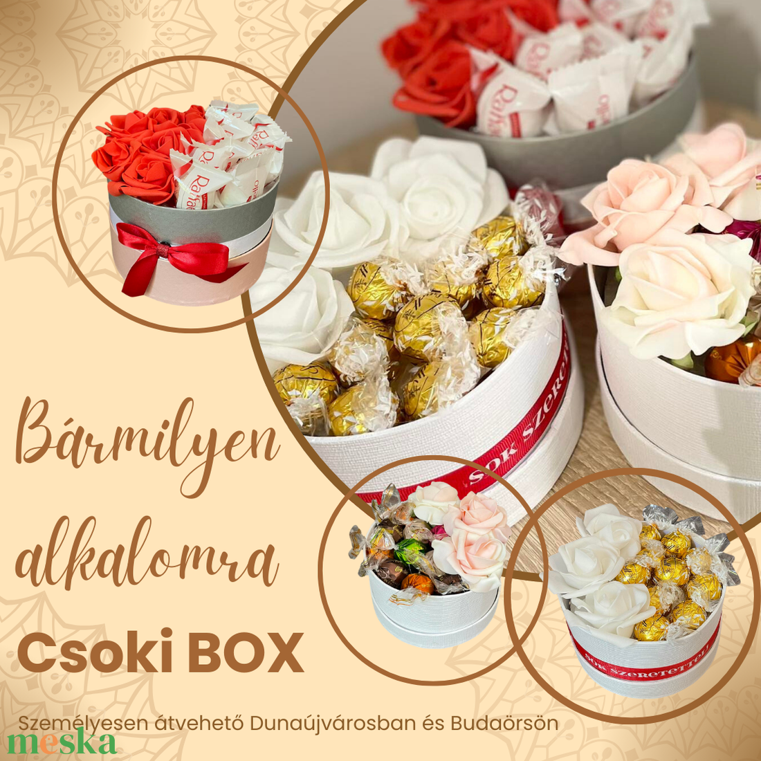Csokoládé box - otthon & életmód - dekoráció - virágdísz és tartó - csokor & virágdísz - Meska.hu Csokoládé box - otthon & életmód - dekoráció - virágdísz és tartó - csokor & virágdísz - Meska.hu