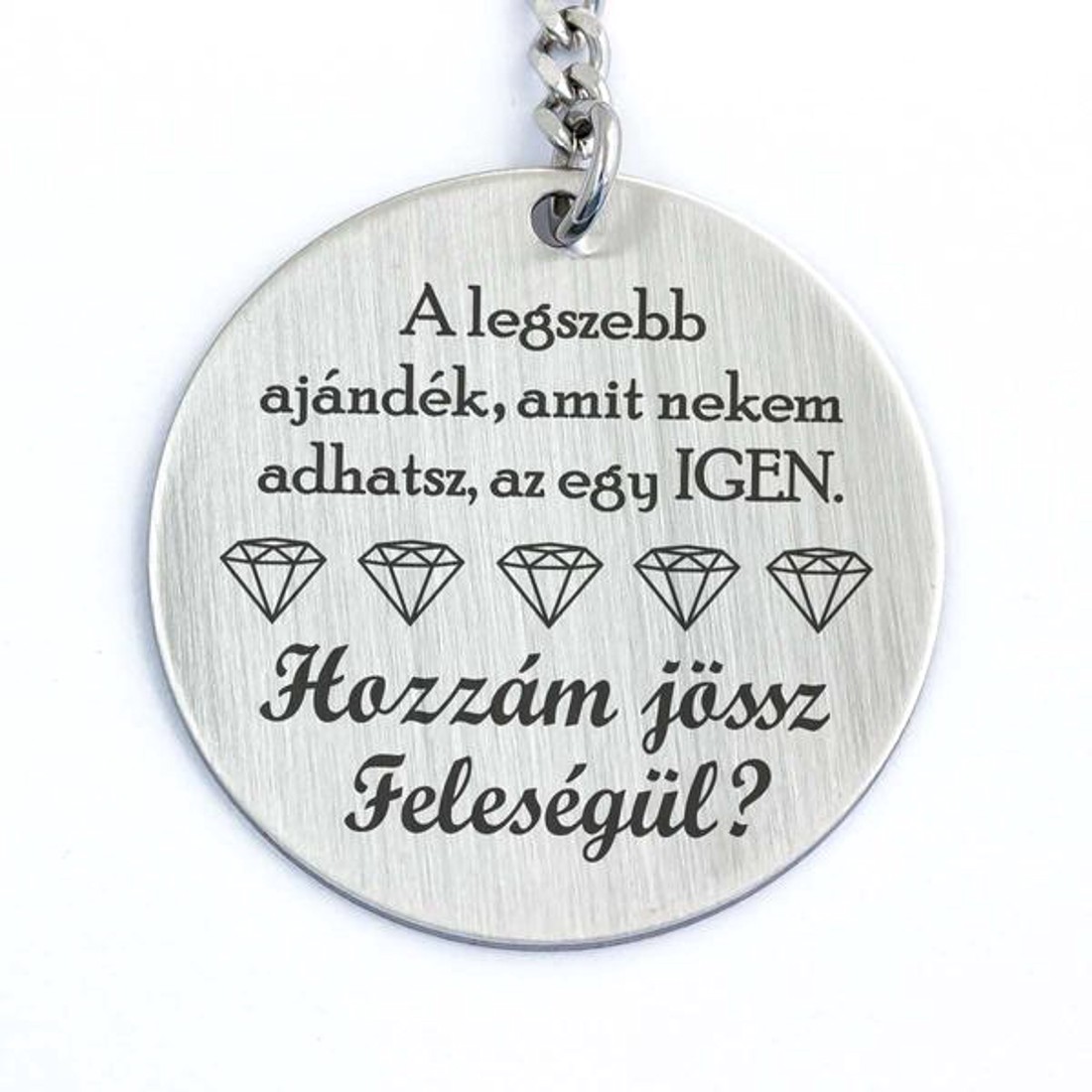Hozzám jössz feleségül acél medálos kulcstartó - táska & tok - kulcstartó & táskadísz - kulcstartó - Meska.hu Hozzám jössz feleségül acél medálos kulcstartó - táska & tok - kulcstartó & táskadísz - kulcstartó - Meska.hu