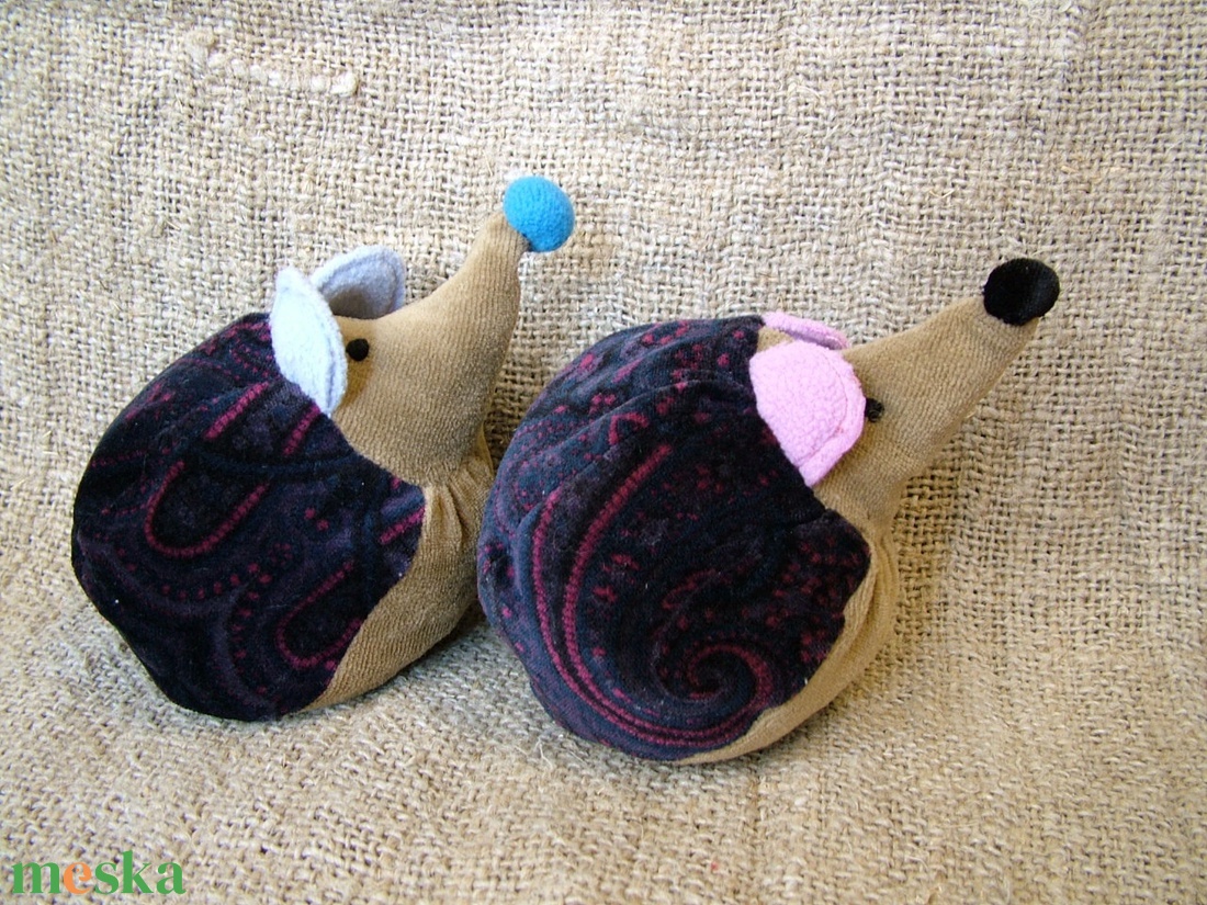 rózsaszín fülű meggymagos babzsák süni (Beanbag hedgehog) - játék & sport - plüssállat & játékfigura - süni - Meska.hu