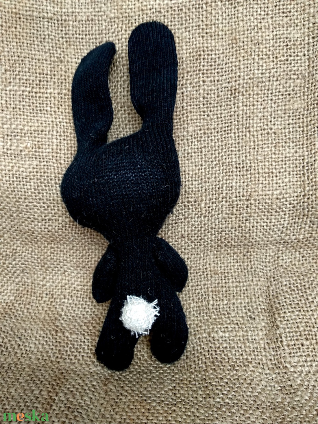 Lara - újrahasznos vagány nyuszi - 100% recycled (lila) - játék & sport - plüssállat & játékfigura - nyuszi - Meska.hu