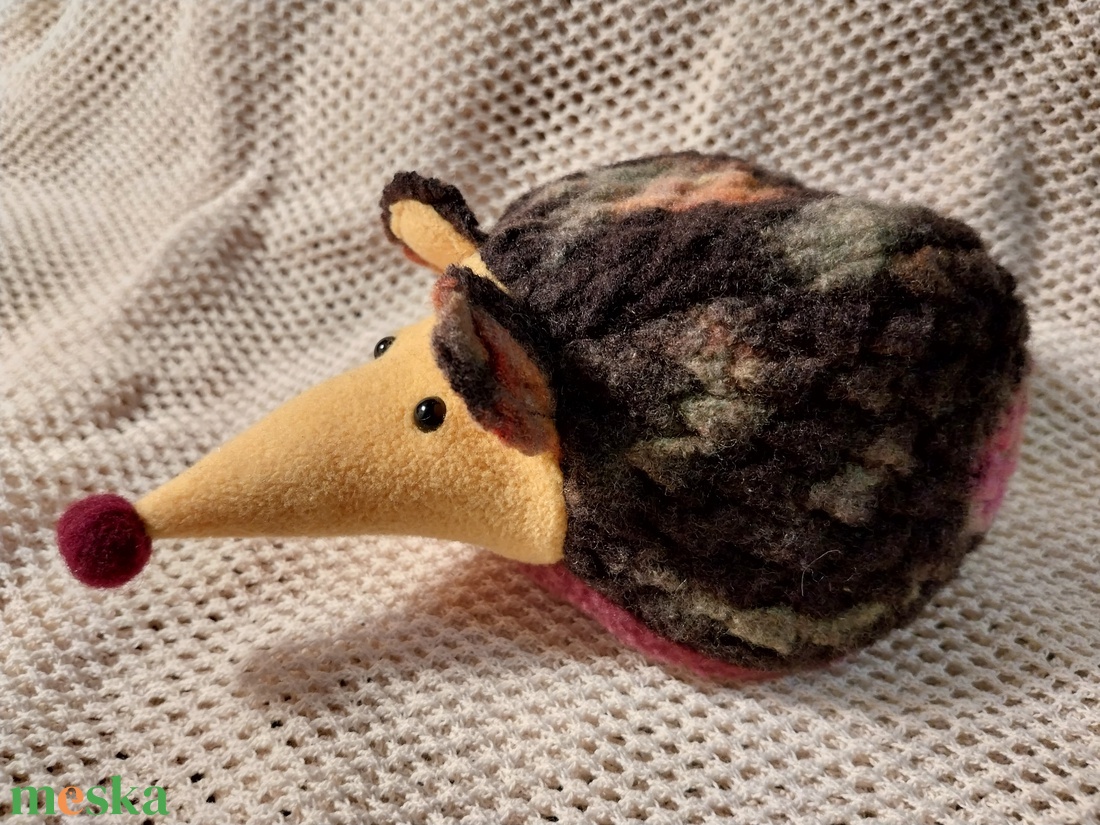 Sárga meggymagos babzsák süni (Beanbag hedgehog) - játék & sport - plüssállat & játékfigura - süni - Meska.hu