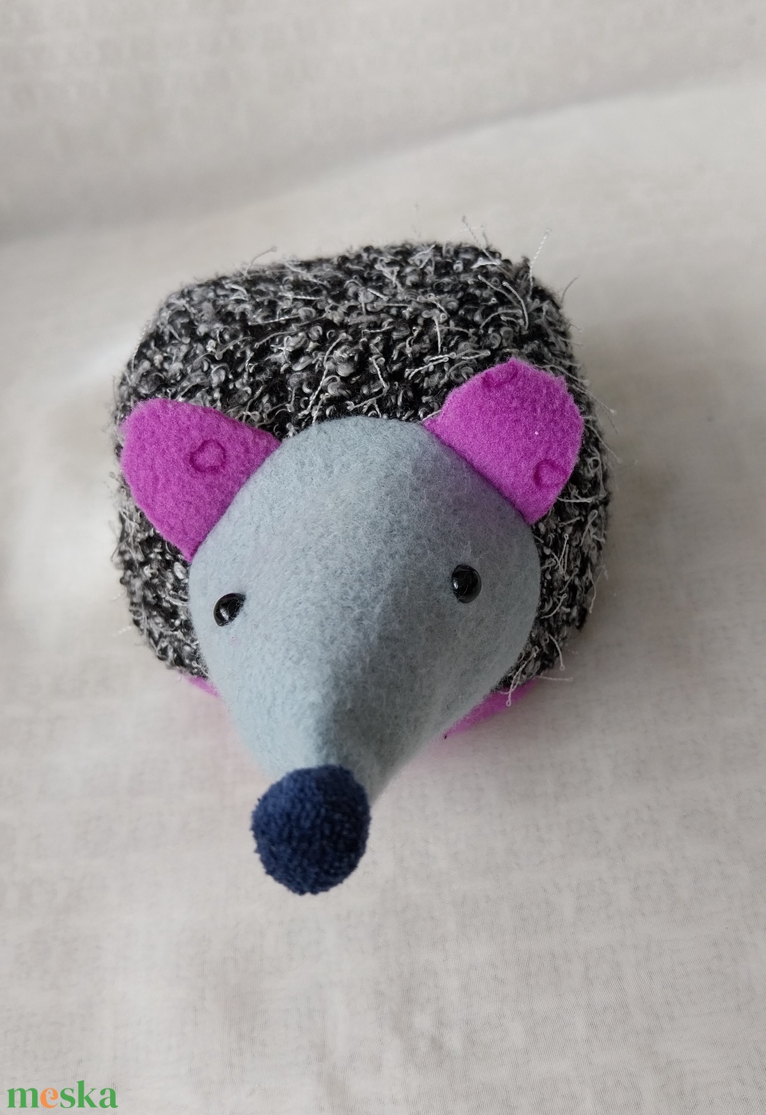 Lilafülű meggymagos babzsák süni (Beanbag hedgehog) - játék & sport - plüssállat & játékfigura - süni - Meska.hu