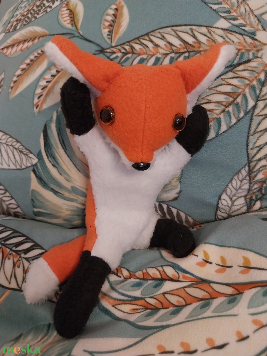 Rókakölyök 4.- cute fox cub - játék & sport - plüssállat & játékfigura - róka - Meska.hu