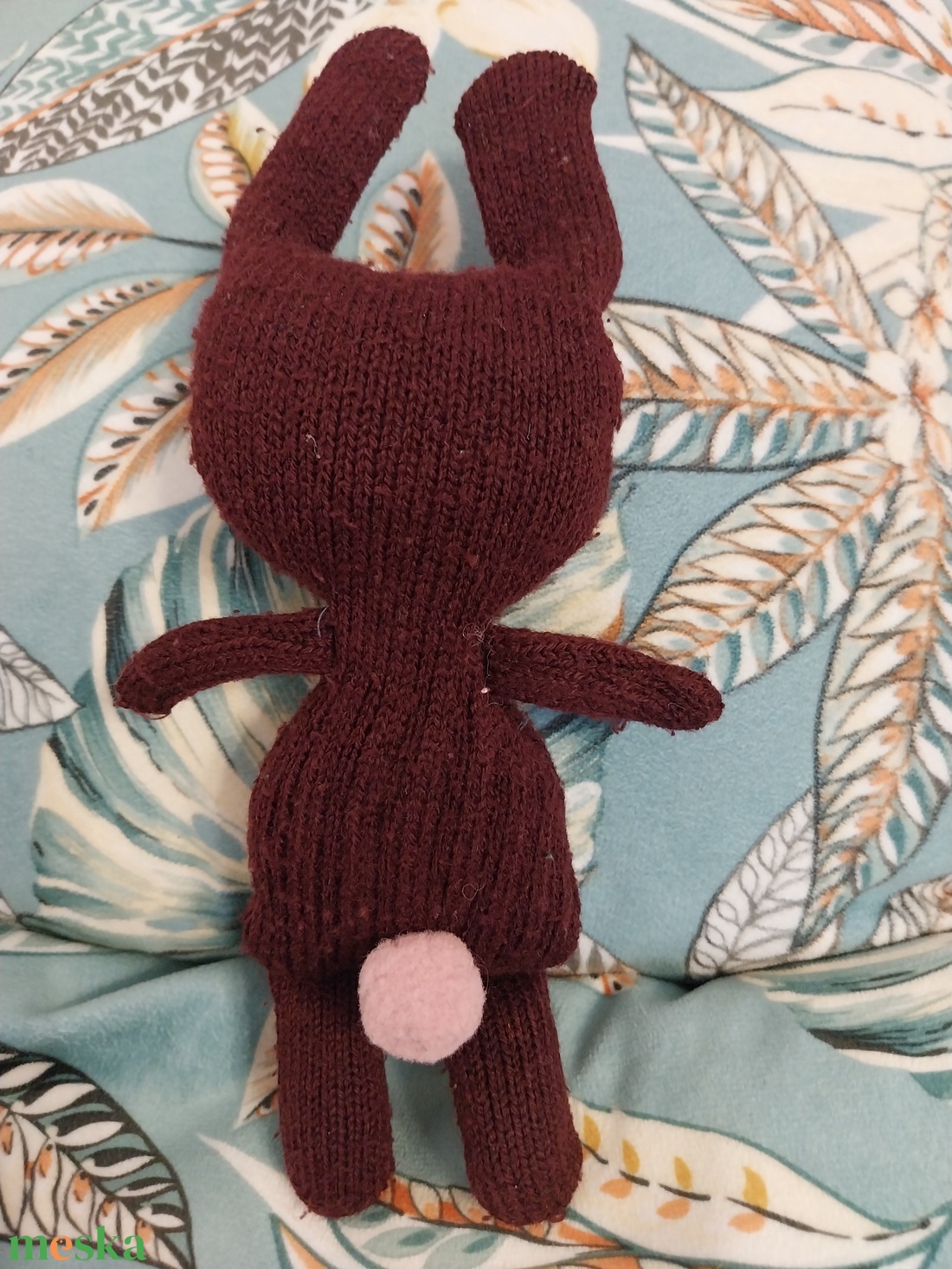 Bíborka - újrahasznos vagány nyuszi - 100% recycled (X) - játék & sport - plüssállat & játékfigura - nyuszi - Meska.hu