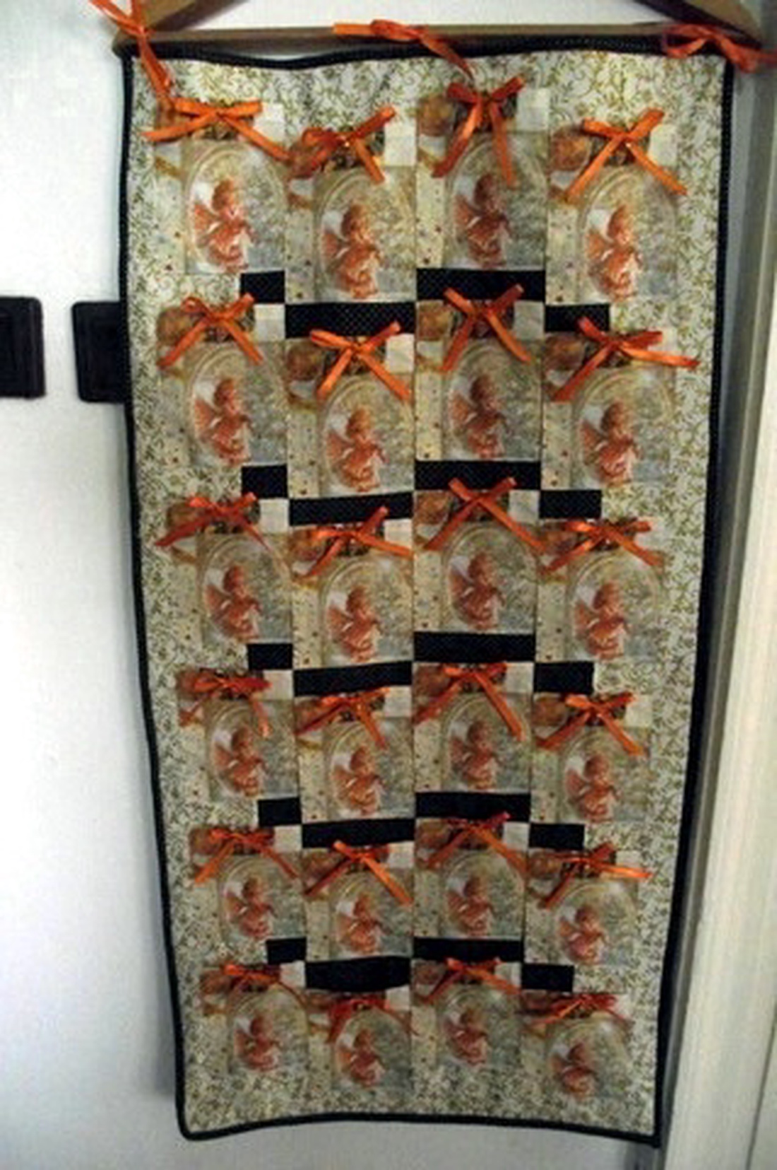 Narancs-arany-zöld adventi naptár - - Meska.hu Narancs-arany-zöld adventi naptár - - Meska.hu