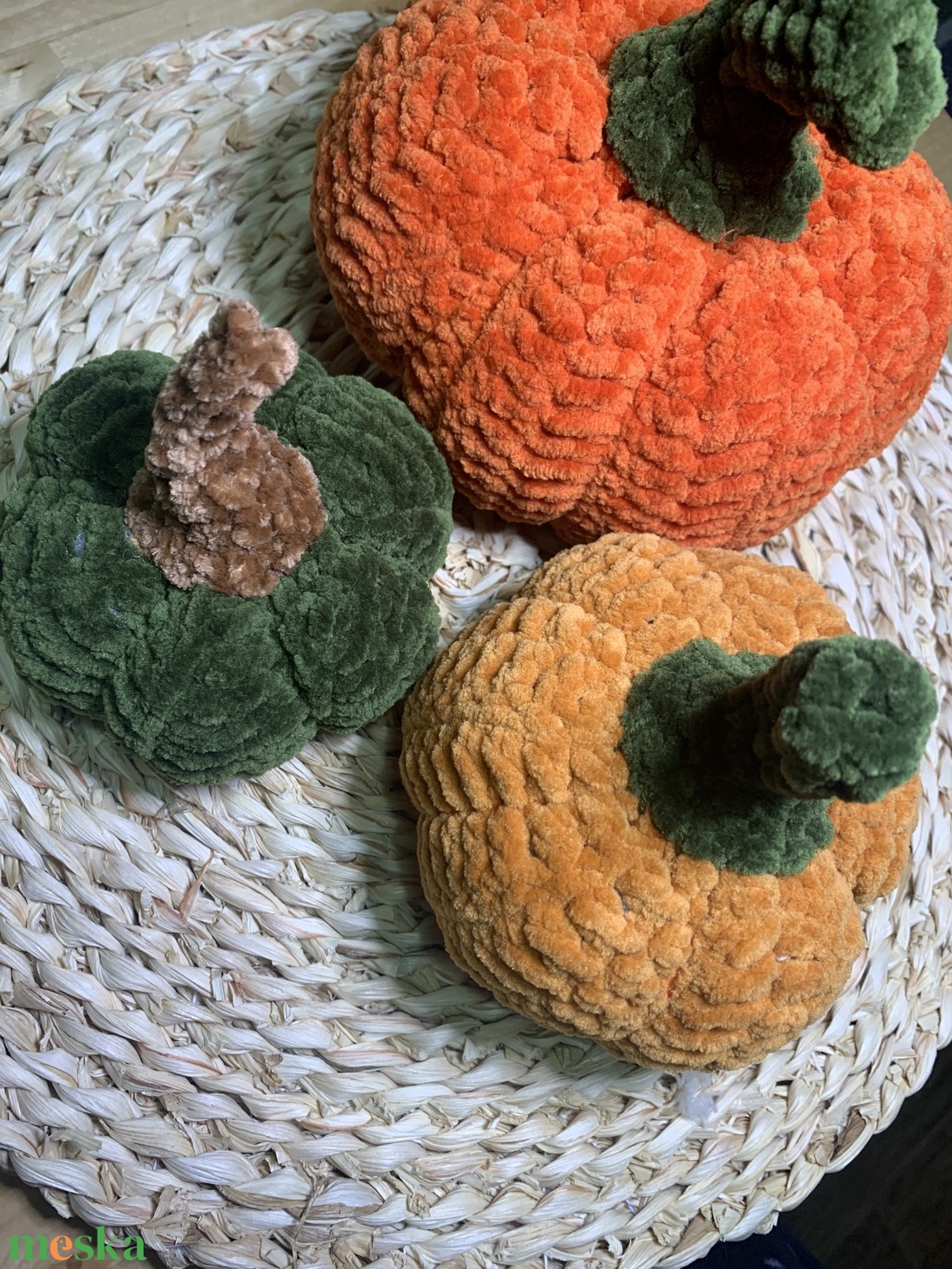 Horgolt tök szett - otthon & életmód - dekoráció - halloween - halloweeni dekoráció - Meska.hu Horgolt tök szett - otthon & életmód - dekoráció - halloween - halloweeni dekoráció - Meska.hu