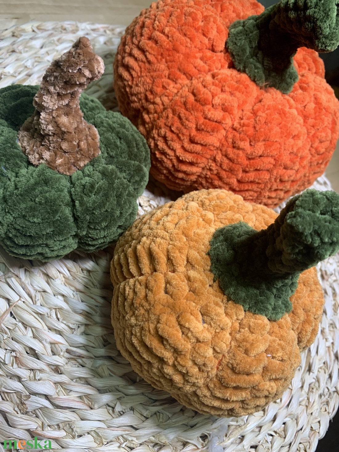 Horgolt tök szett - otthon & életmód - dekoráció - halloween - halloweeni dekoráció - Meska.hu Horgolt tök szett - otthon & életmód - dekoráció - halloween - halloweeni dekoráció - Meska.hu