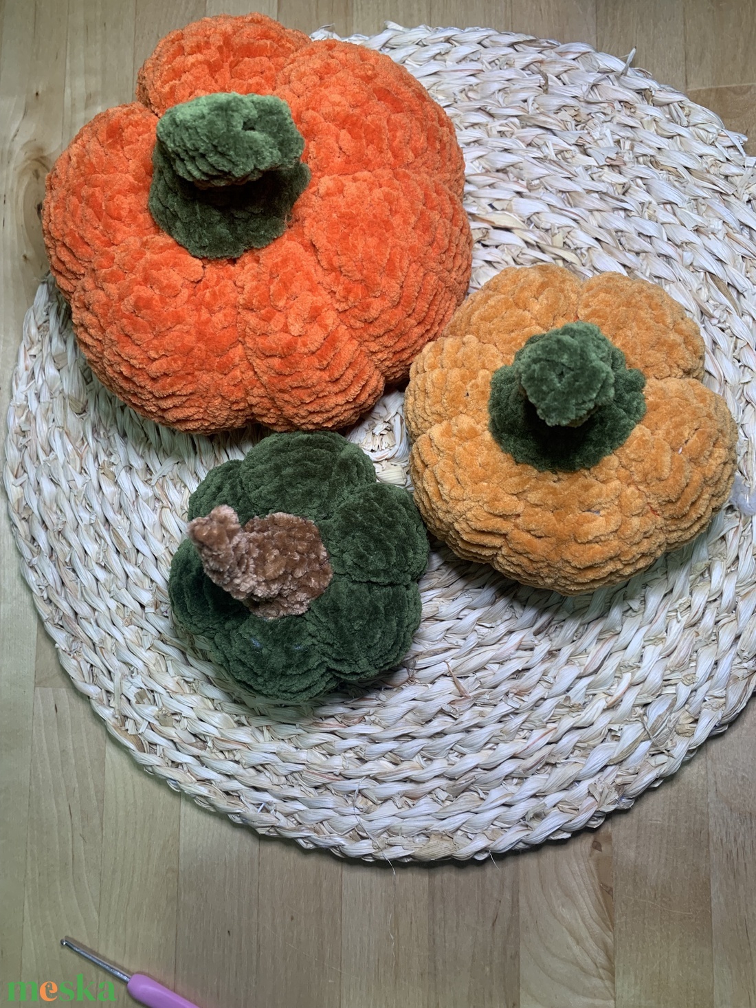 Horgolt tök szett - otthon & életmód - dekoráció - halloween - halloweeni dekoráció - Meska.hu Horgolt tök szett - otthon & életmód - dekoráció - halloween - halloweeni dekoráció - Meska.hu