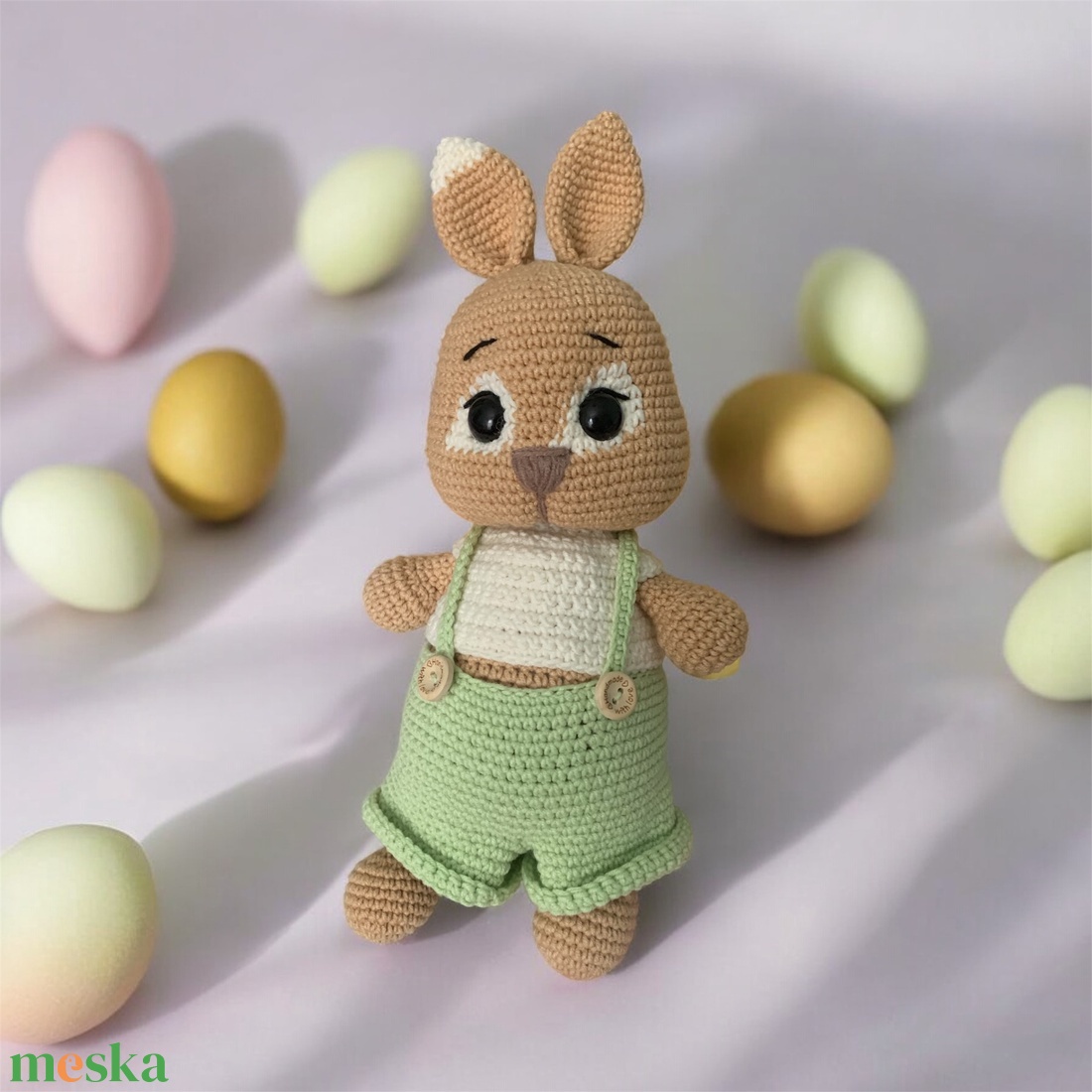 Horgolt nyuszi  - játék & sport - plüssállat & játékfigura - nyuszi - Meska.hu